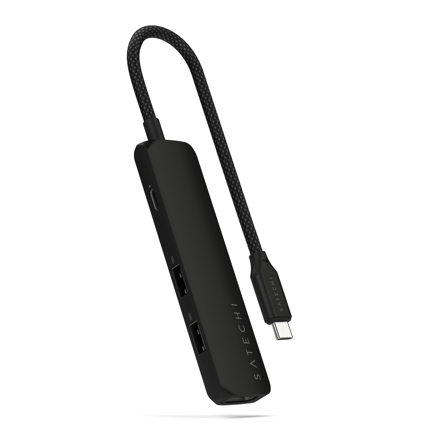 Satechi 4-in-1 USB-C Slim Multiport Adapter 4K - Black