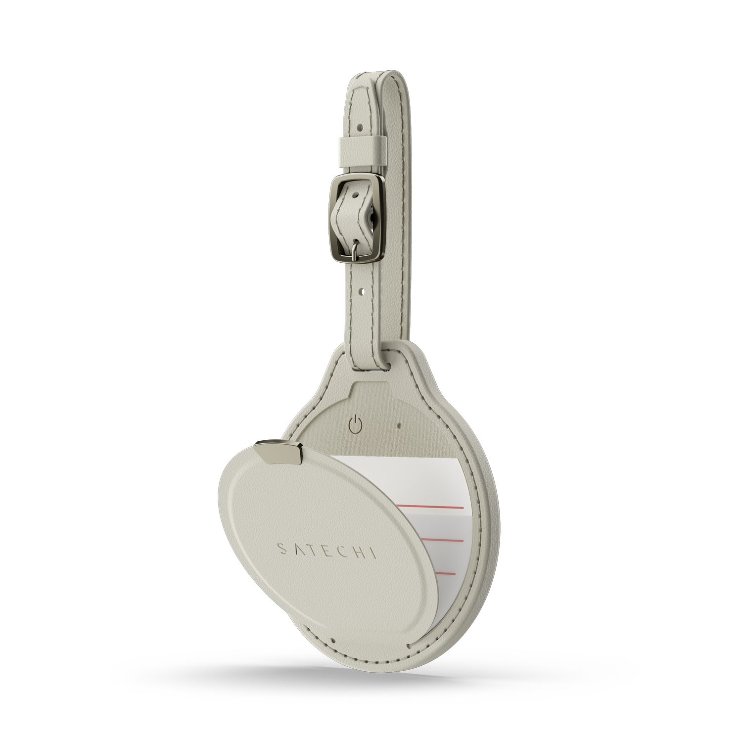 Satechi Vegan-Leather FindAll Luggage Tag - Sand