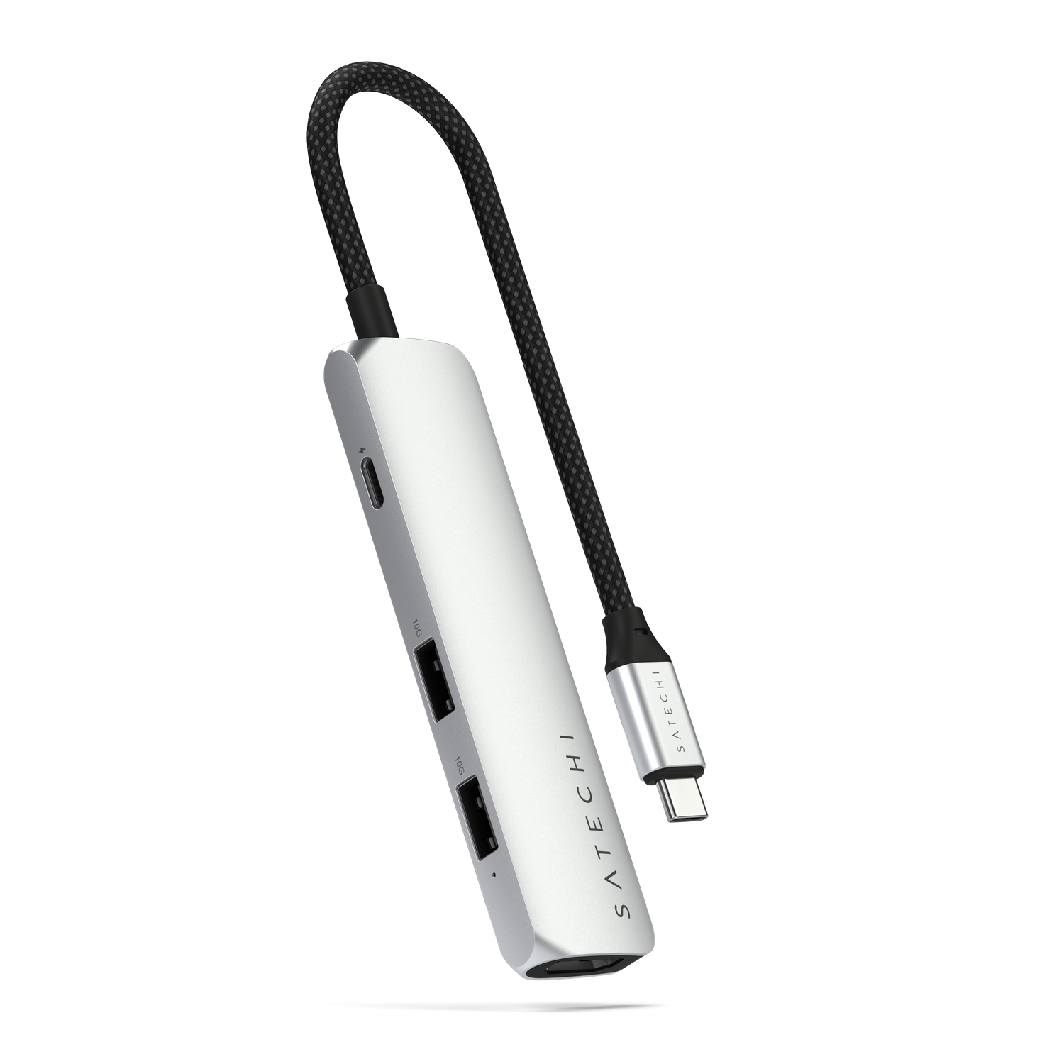 Satechi 4-in-1 USB-C Slim Multiport Adapter 4K - Silver