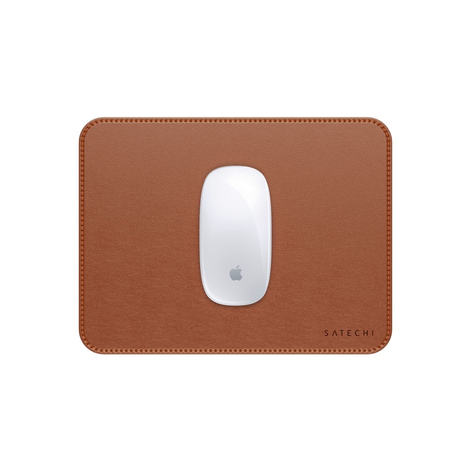 Satechi Vegan-Leather Premium Mouse Pad - Brown