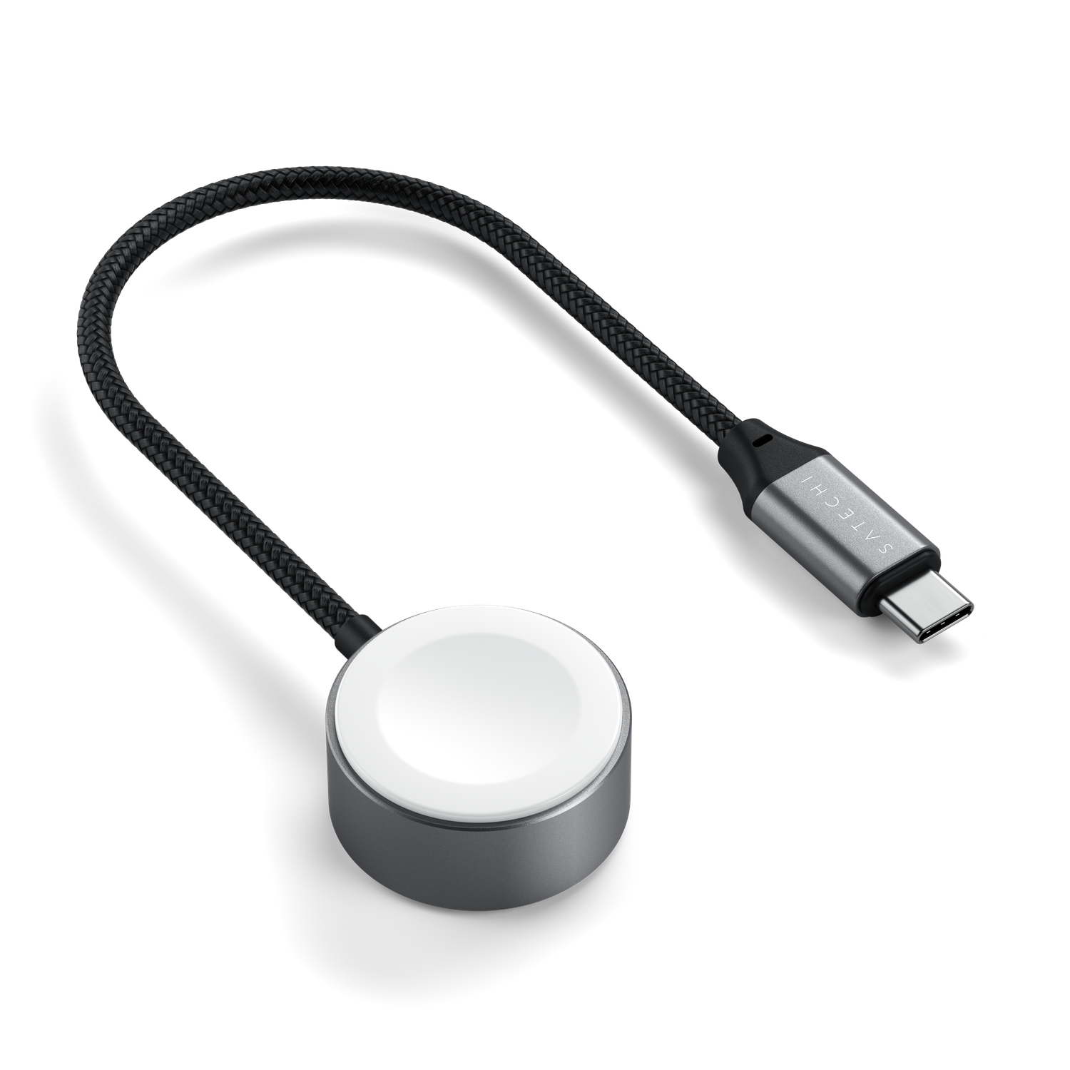 Satechi USB-C Magnetic Fast-Charging Cable for Apple Watch - Space Gray