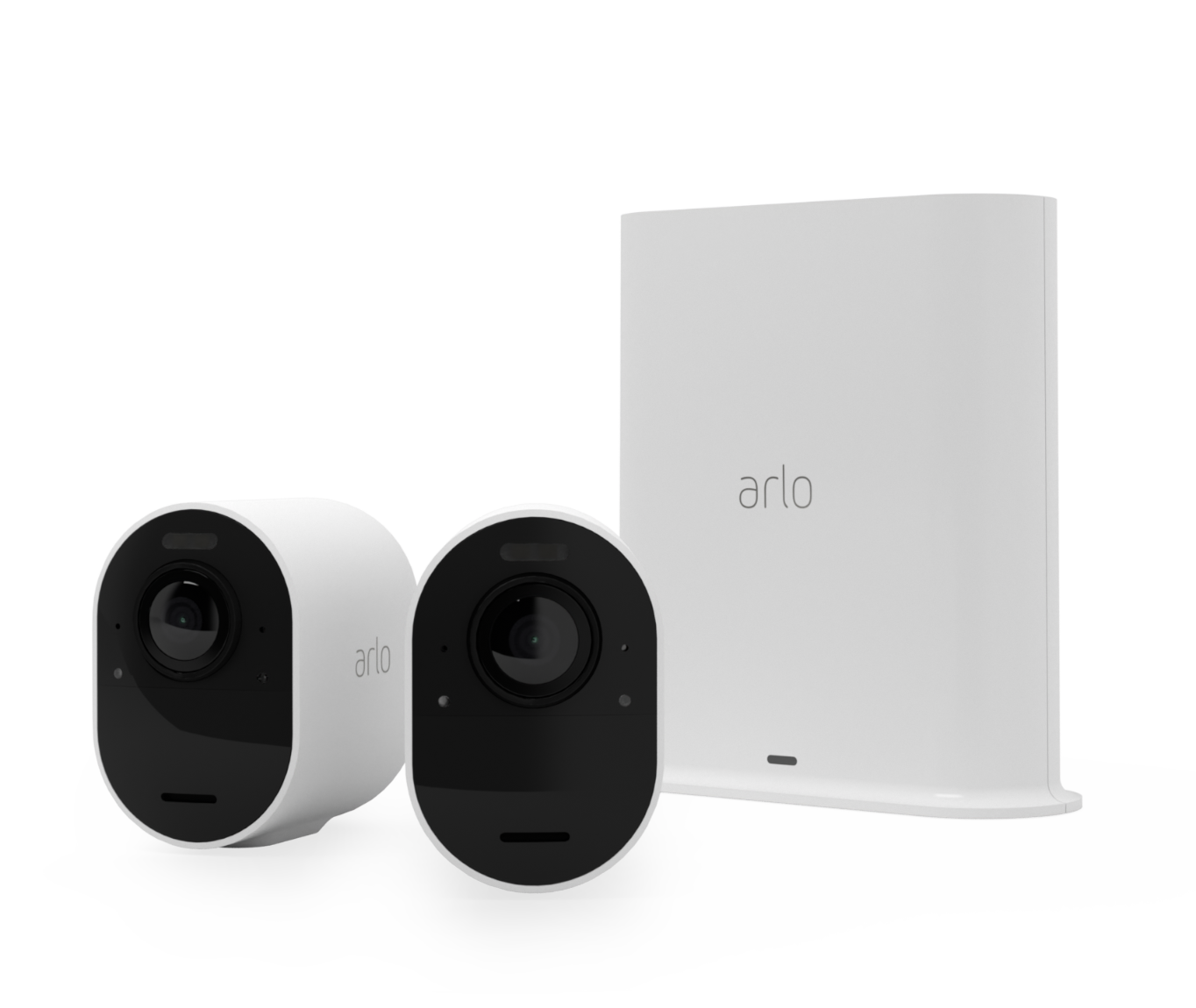 Arlo Ultra 2 Outdoor Security Camera 2 Camera Kit - (Base station included) - White