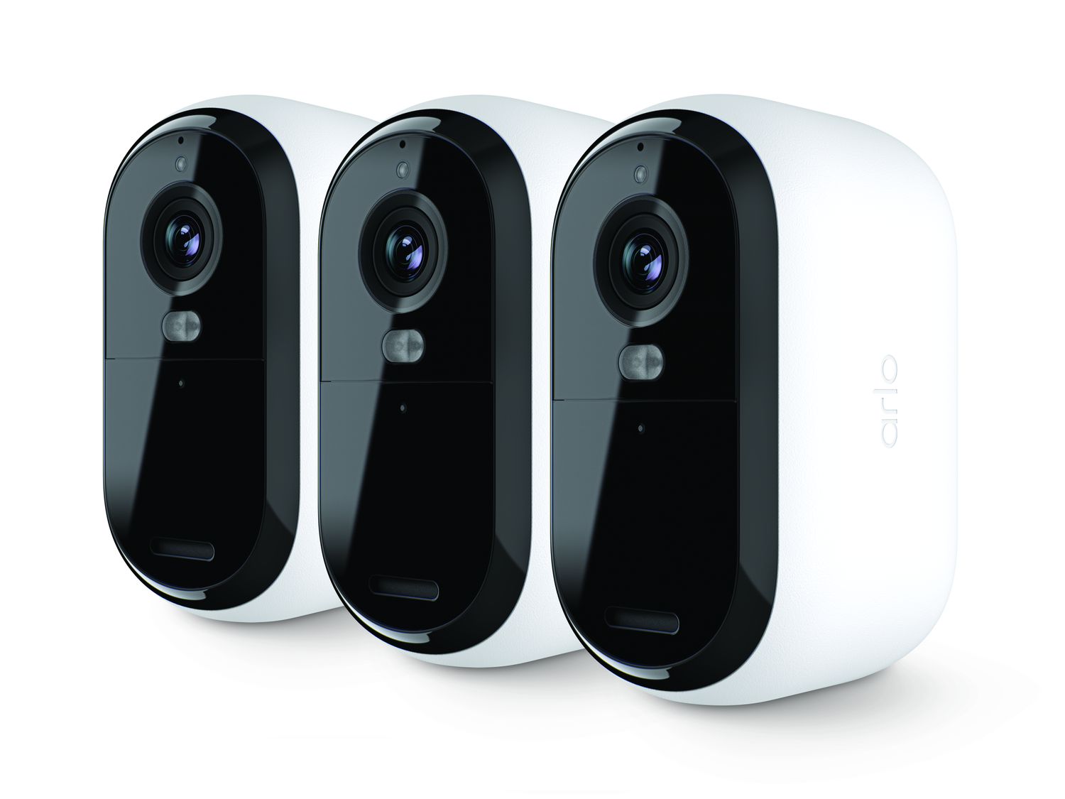 Arlo Essential (Gen.2) 2K Outdoor Security Camera - 3 Camera Kit - White