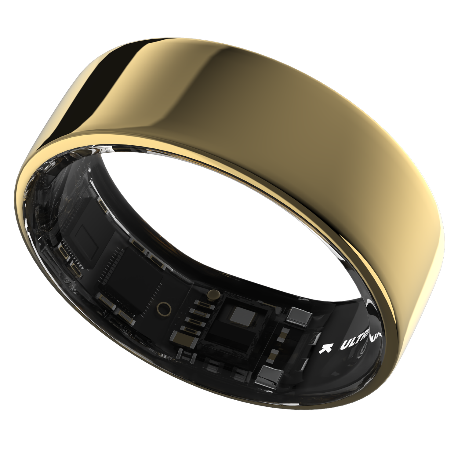 Ultrahuman Ring Air - Smart Ring, Charger, USB Cable / Size-07- Air_Gold
