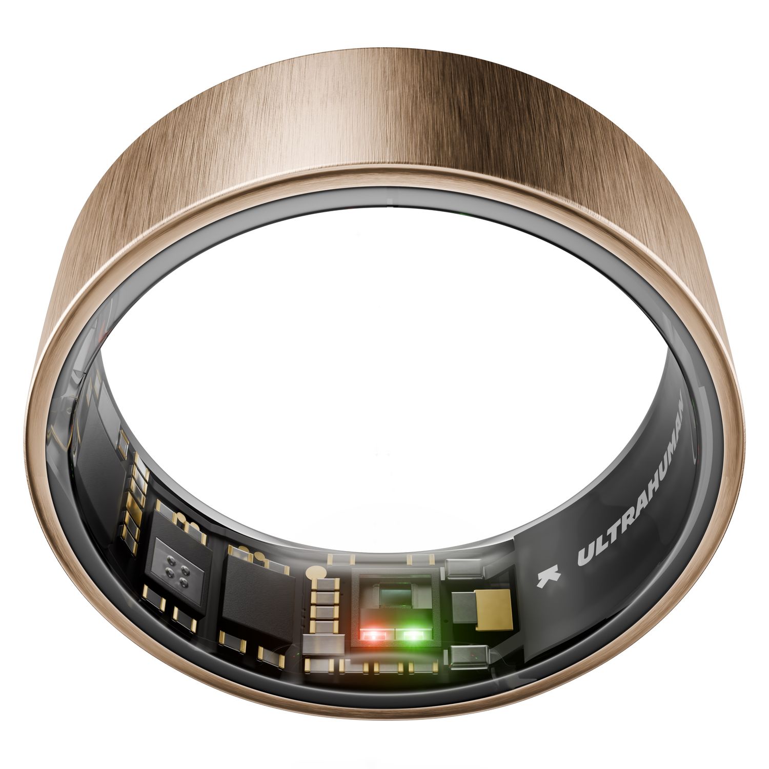 Ultrahuman Ring Air - Smart Ring, Charger, USB Cable / Size-10- Brushed_Rose_Gold