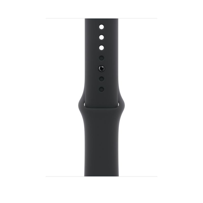 Apple Watch 46mm Sport Band:  Black Sport Band - M/L