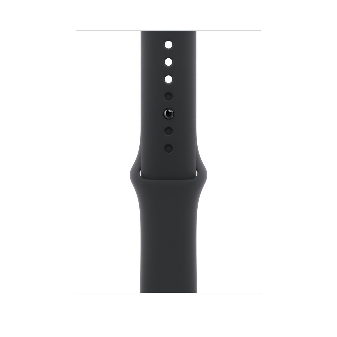 Apple Watch 46mm Sport Band:  Black Sport Band - XL