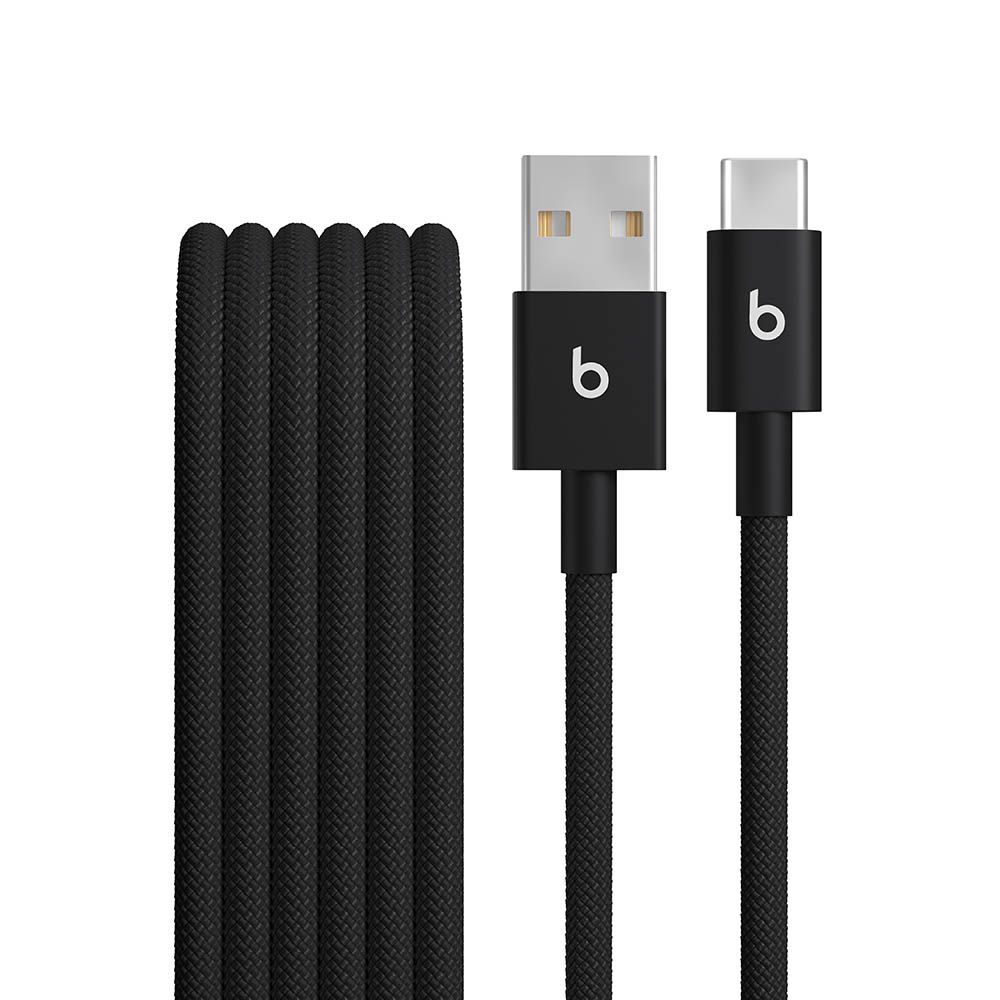 Beats USB-A to USB-C Woven Cable (1.5 m) - Bolt Black