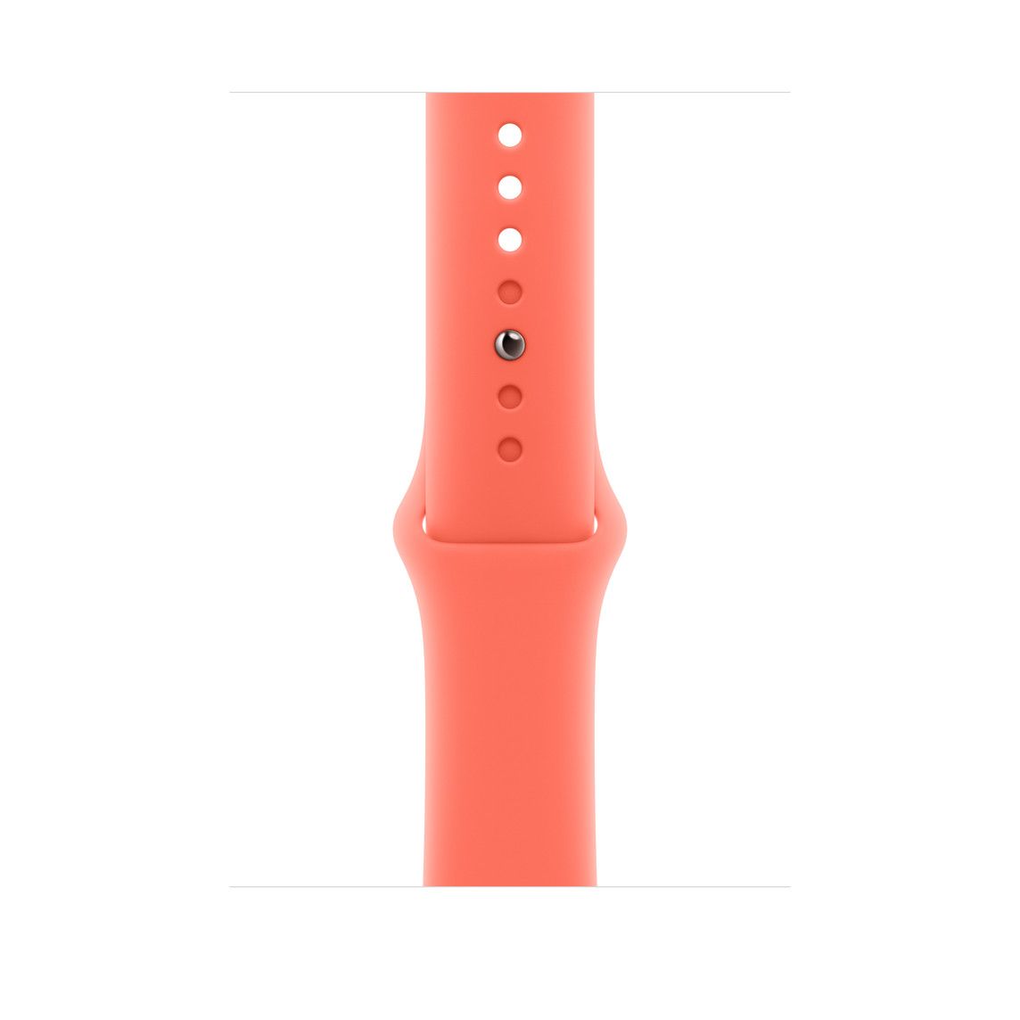Apple Watch 46mm Sport Band: Tangerine Sport Band - M/L (SEASONAL)