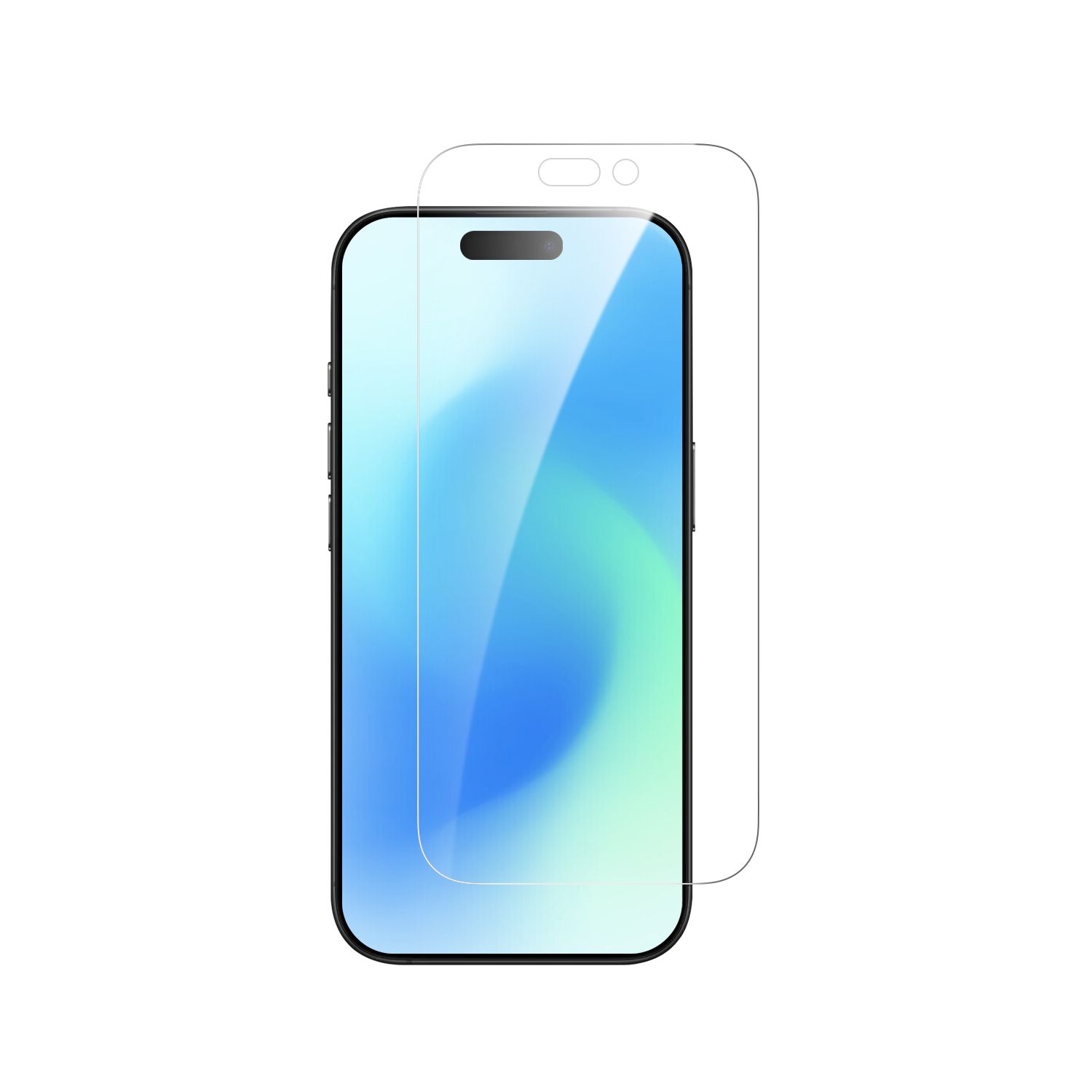 Dviced AntiHeat Tempered glass screen protector for iPhone 17 with dust-free applicator