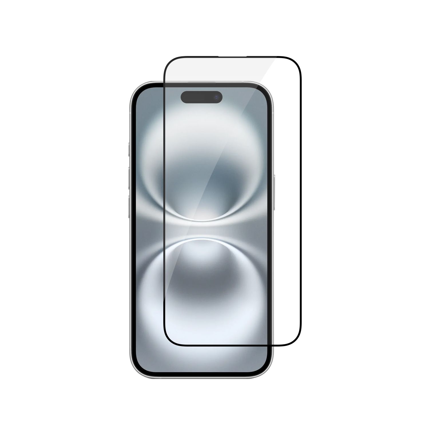 Dviced tempered glass screen protector edge to edge for iPhone 16 with applicator Duo Pack