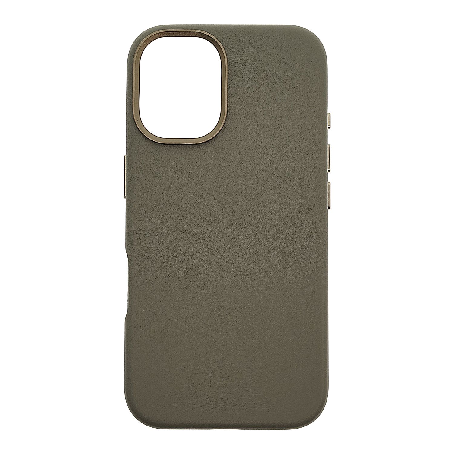 Dviced Leather case with magsafe for iPhone 16 - Grey