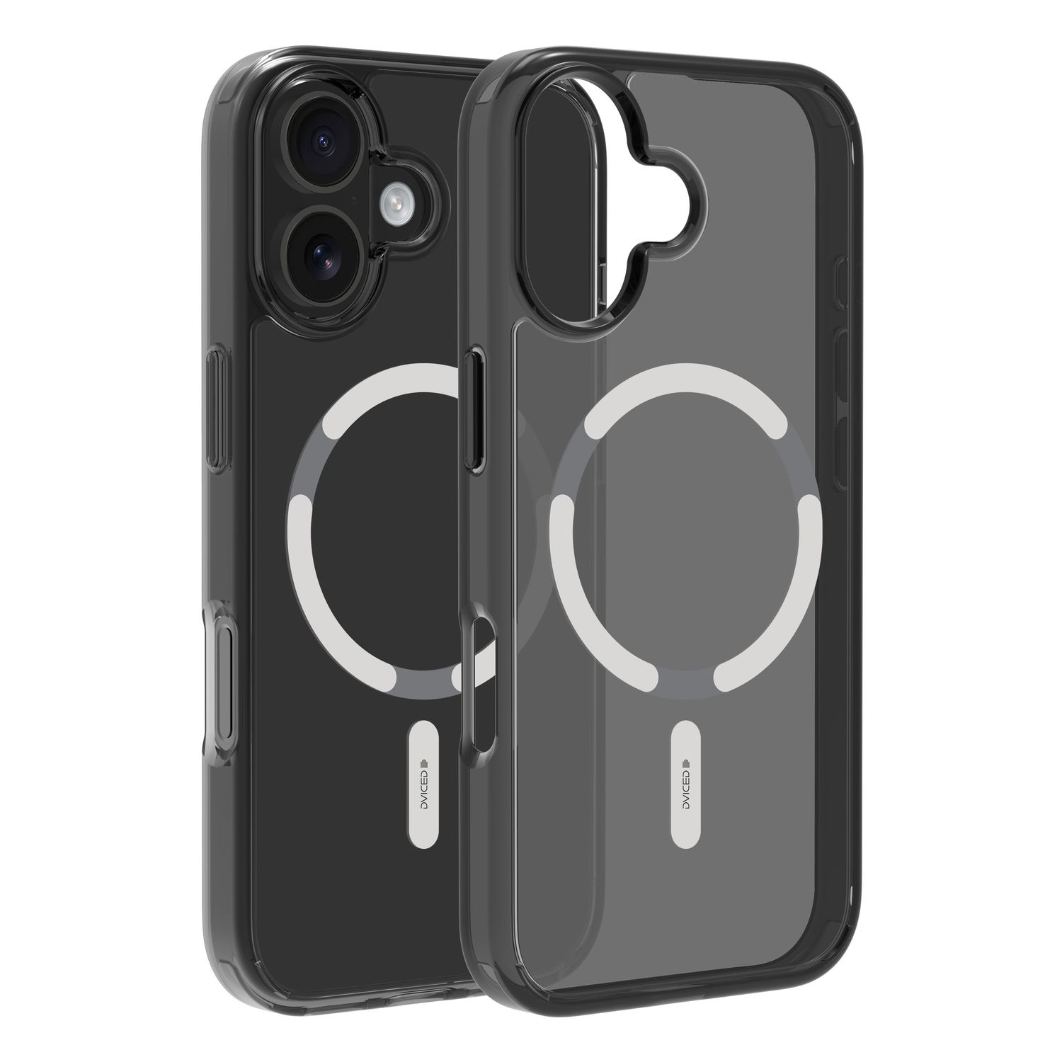 Dviced MagSafe iPhone 17 smoke case - Silver