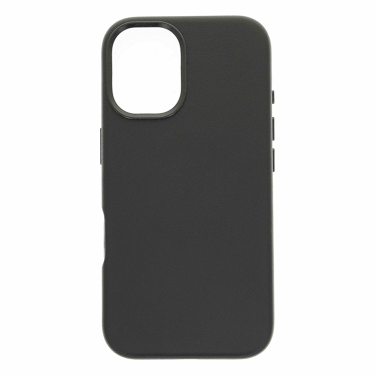Dviced Leather case with magsafe for iPhone 16 - Black