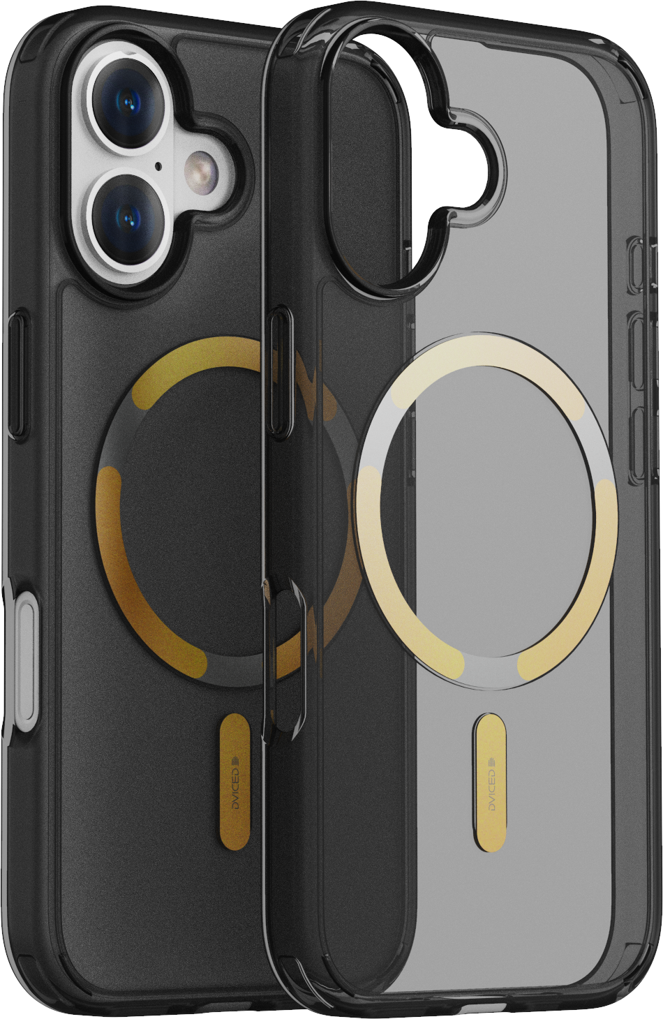 Dviced MagSafe iPhone 17 smoke case - Gold