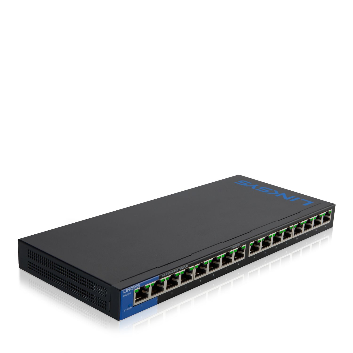 Linksys 16-Port Business Desktop Gigabit PoE+ Switch