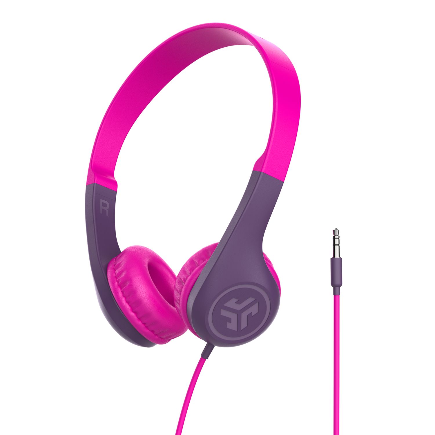 JLAB JBuddies Pop Wired Kids Headphones - Pink