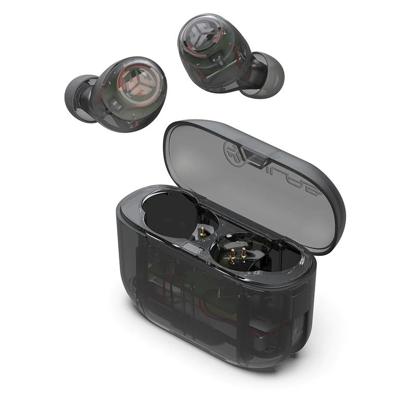 JLAB Go Pop Plus True Wireless Earbuds - Clear