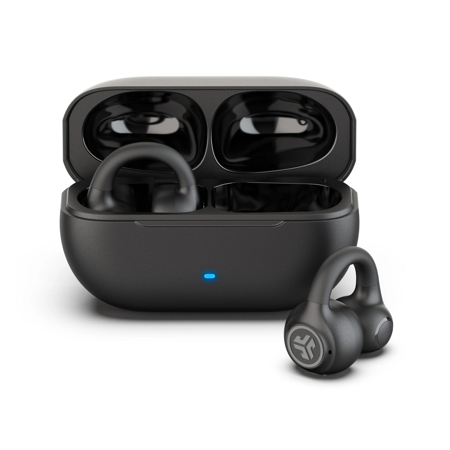 JLAB Flex Open Air Clip True Wireless Earbuds - Black