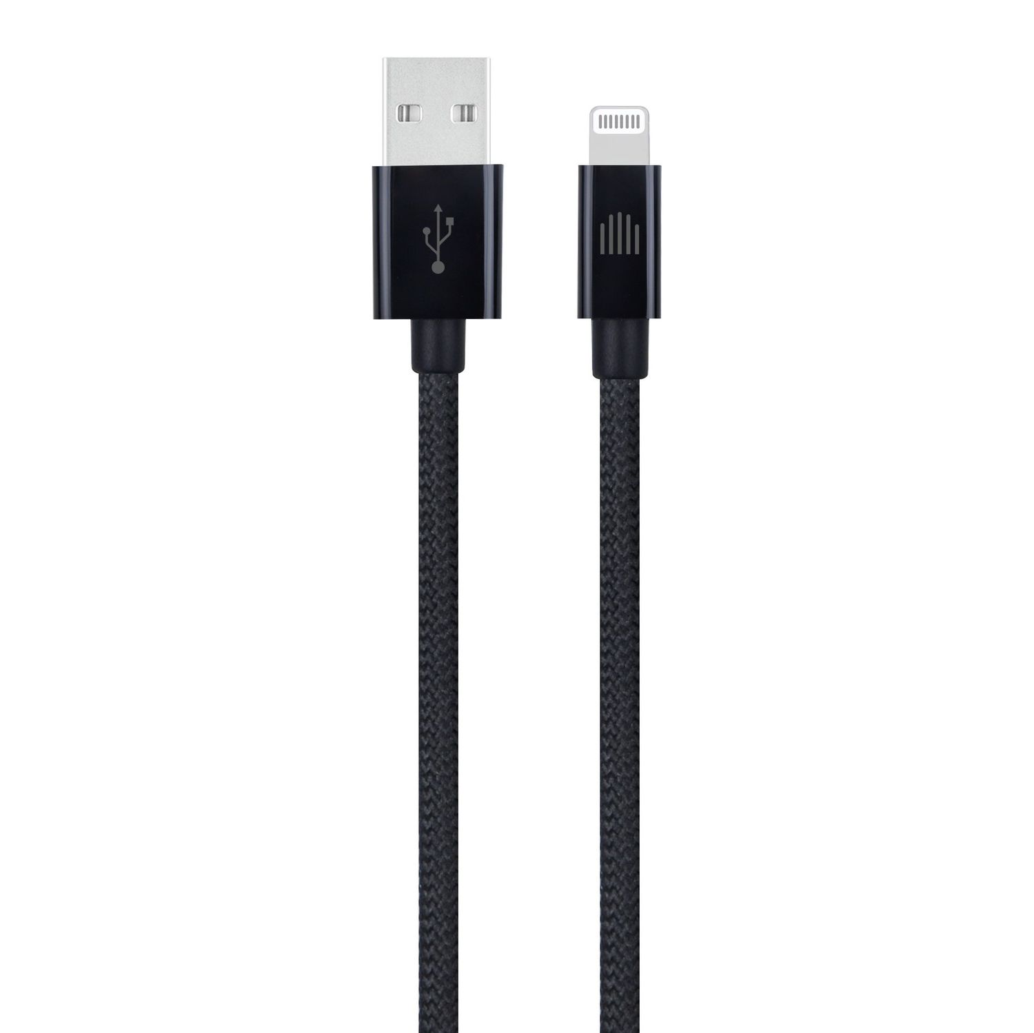 Dviced Cable USB-A to Lightning Nylon Textile 1,25m - Black
