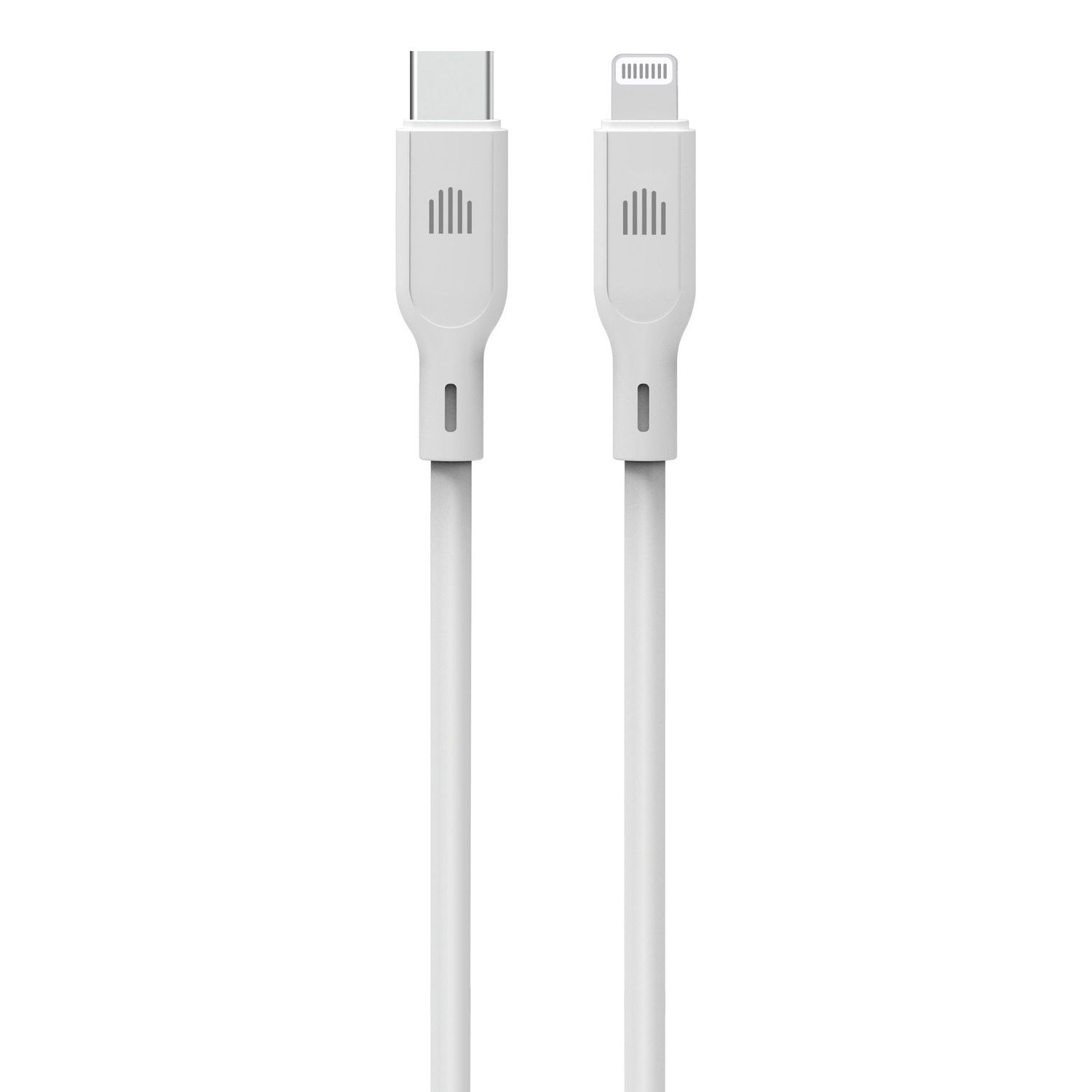 Dviced Cable USB-C to Lightning silicone 1,25m - White