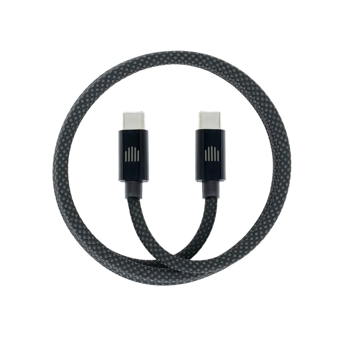 Dviced Magnetic Braided Cable USB-C to USB-C, 1,25m - Dark Grey