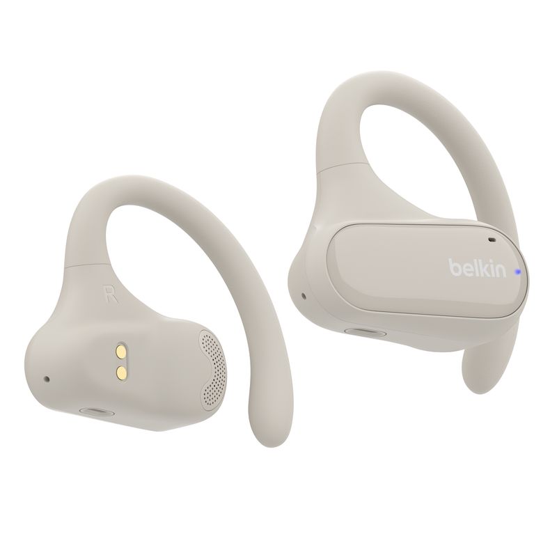 Belkin SOUNDFORM Clarfit Open-Ear Wireless Earbuds - Sand