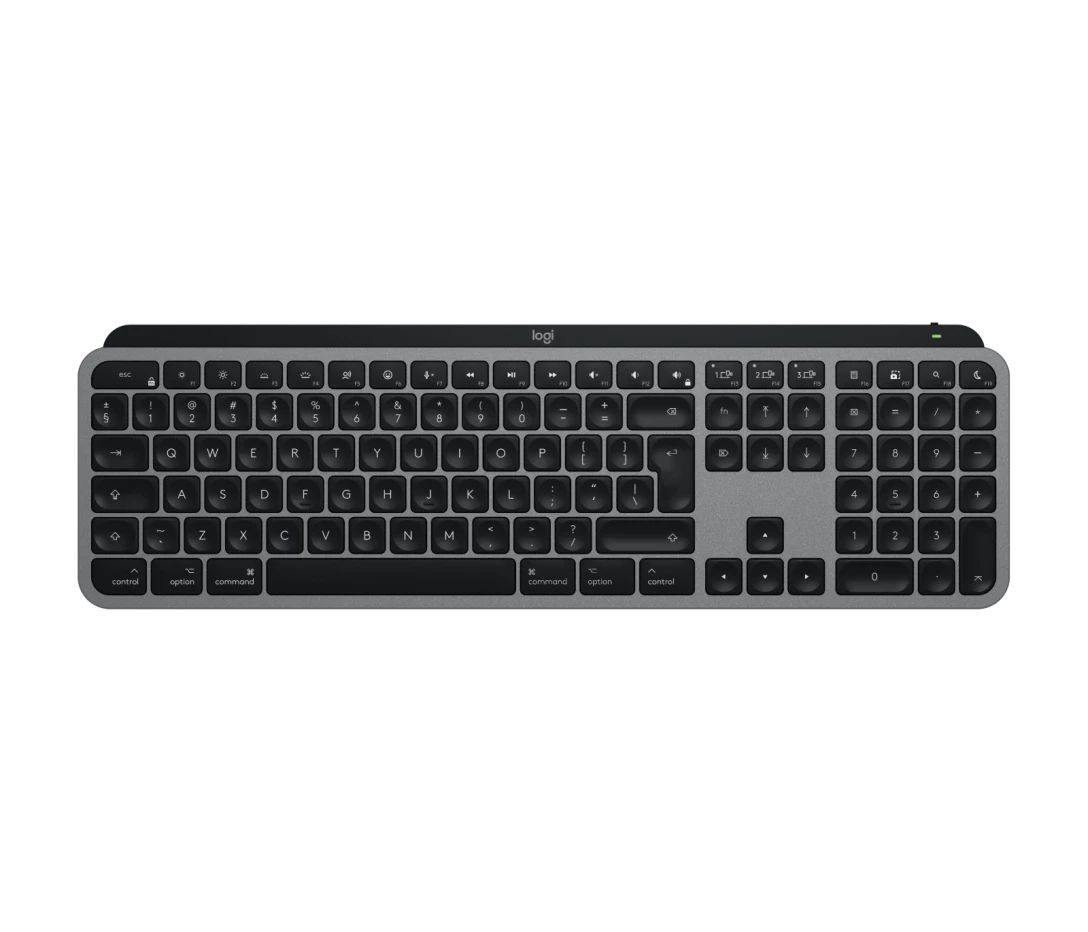 Logitech MX Keys S for Mac Compact Wireless Performance Keyboard - Grey - US/INT
