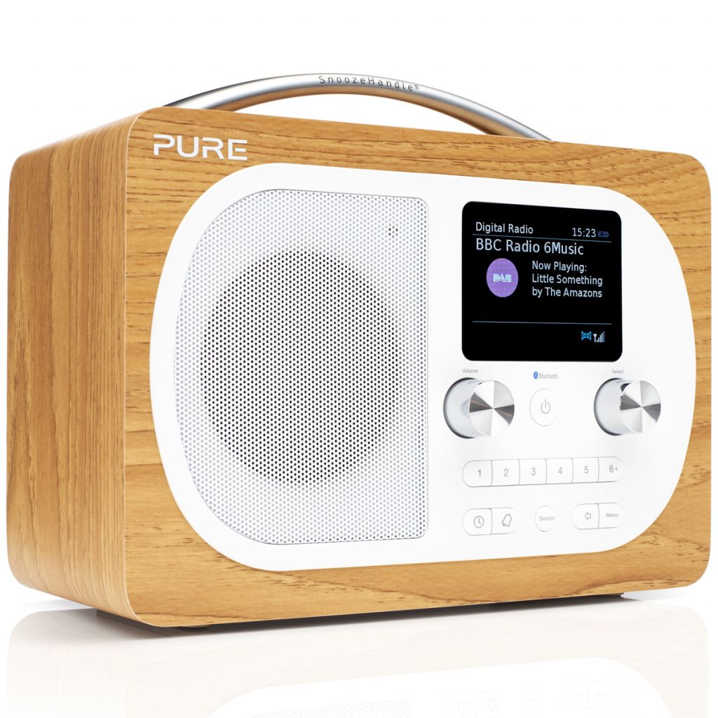Pure Evoke H4 DAB+ radio with Bluetooth - Oak