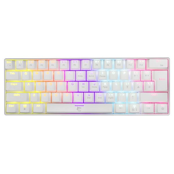 White Shark SHINOBI GK-2022W/R-HU fehér mechanikus(red switch)gamer billentyűzet