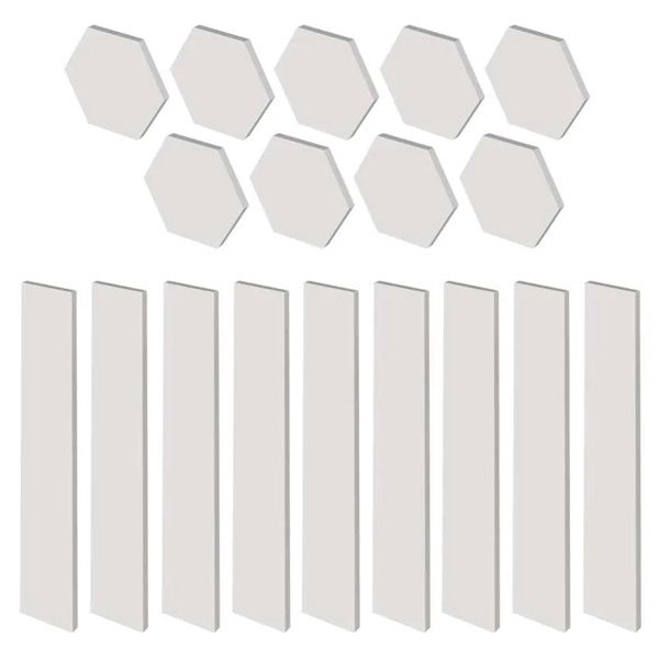 Emos GoSmart Lines fehér, 9 részből álló, 34 W, RGBIC dimmelhető, WiFi LED lámpa