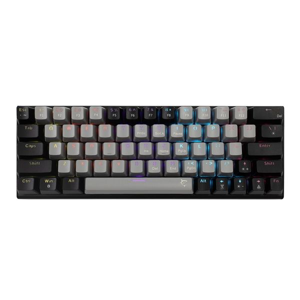 White Shark GK-002723V2-G-B/BL-HU Wakizashi 2 HUN szürke-fekete (blue switch) gamer billentyűzet