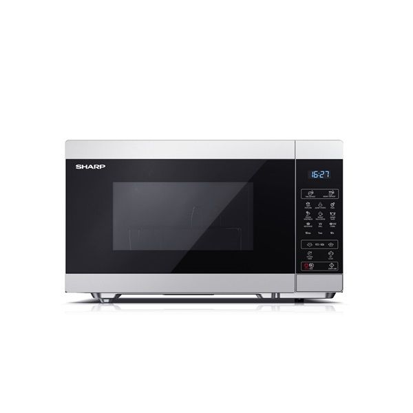 Sharp YC-MG81ES 900W 28L ezüst grillezős mikrohullámú sütő
