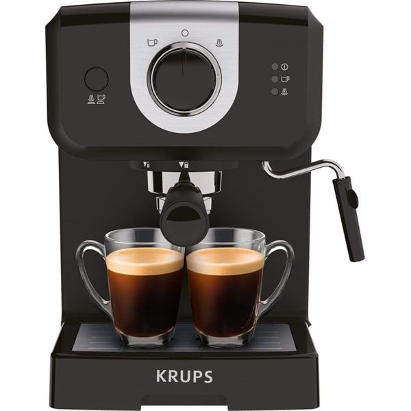 Krups XP320830 Espresso Steam &amp; Pump Opio fekete espresso kávéfőző