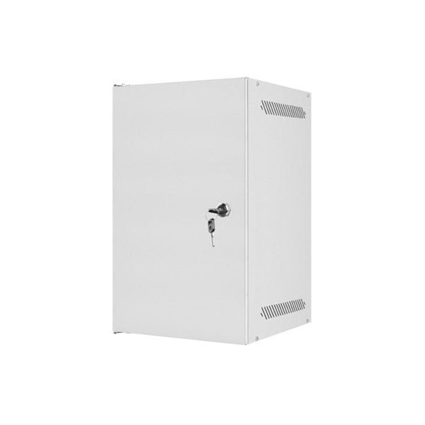 Lanberg WF10-2309-00S 10" 9U SZÉL:280mm MÉLY:310mm MAG:469mm lapraszerelt fémajtós szürke fali rack szekrény