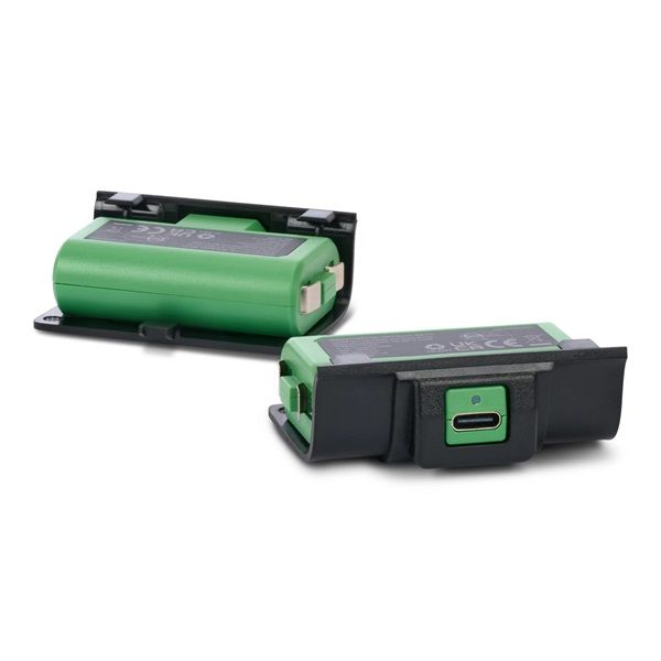PowerA XBPW0119-01 Play &amp; Charge Xbox Series X|S/Xbox One USB-C zöld töltőszett
