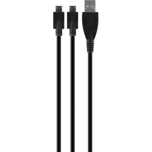 Venom VS2794 Dual Play &amp; Charge PS4 3m Micro-USB fekete töltőkábel
