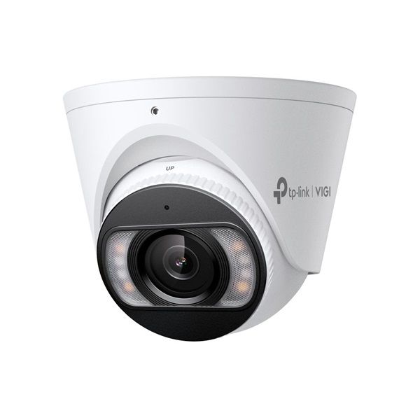 TP-Link VIGI C445(2.8mm)/Kültéri/4MP/2,8mm/IR/LED30m/FullColor/Smart/fém ház/ Duál megvilágítású IP turret kamera