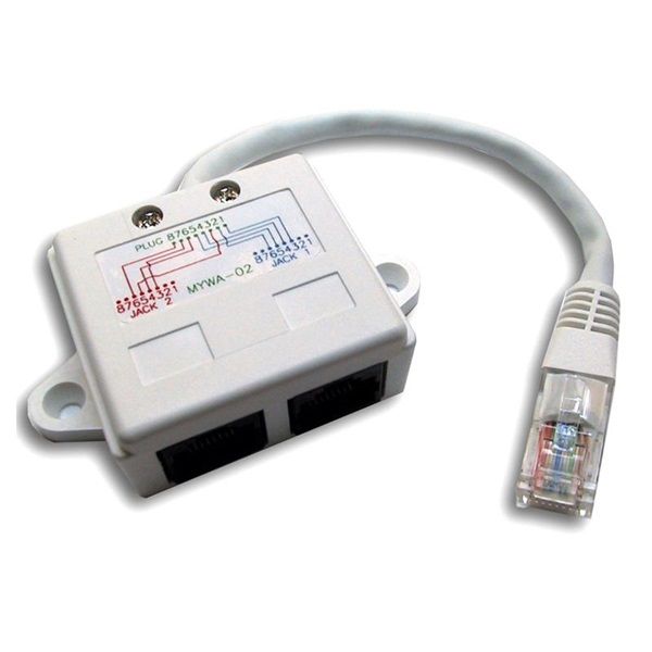 Cat.5E UTP LAN-LAN lengő Y elosztó