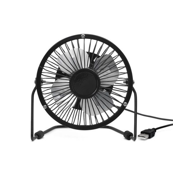 Kikkerland US143-BK-EU fekete, 15 cm, USB-s asztali ventilátor