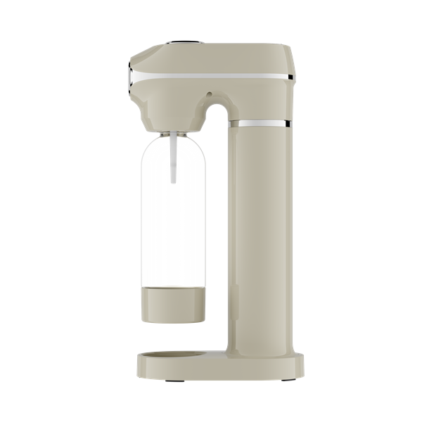 TOO SODA-M-100-B bézs szódagép nyomásmérővel, 1 literes palackkal, patron nélkül