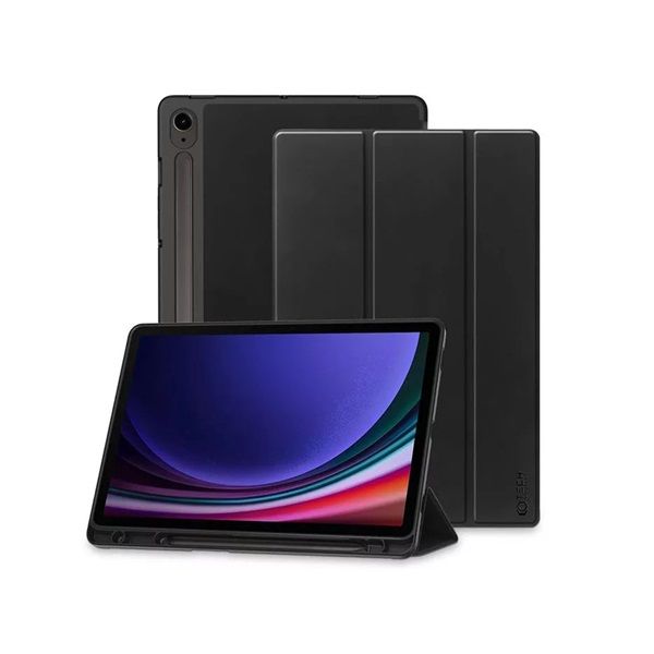 Tech-Protect TP606225 Samsung X510/X516B Galaxy Tab S9 FE 10.9 (Smart Case Pen)fekete tablet tok