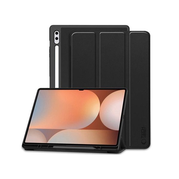 Tech-Protect TP371297 Samsung Galaxy Tab S8/S9/S10 Ultra 14.6 fekete tablet tok (ECO)