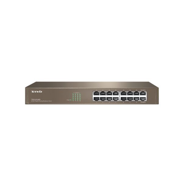 Tenda TEG1016D 16port 10/100/1000Mbps LAN nem menedzselhető asztali switch