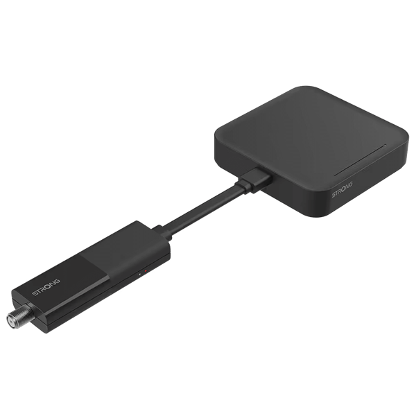 Strong SRT427 Google TV / műhold vevő dongle / Tv okosító / médialejátszó