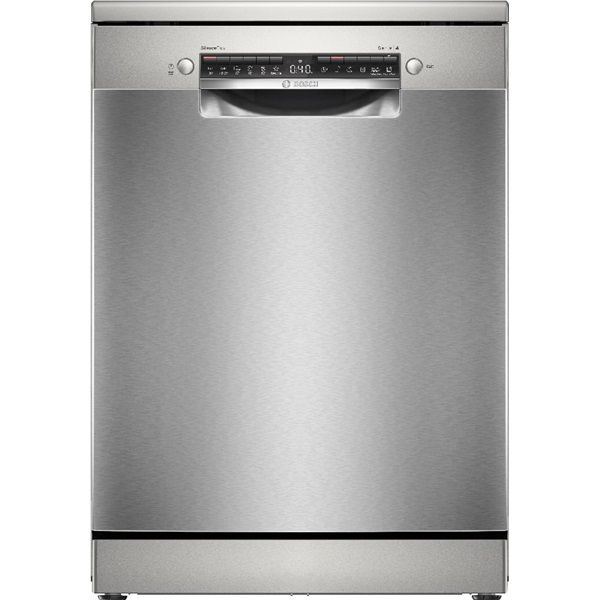 Bosch SMS4EVI00E inox, programok száma: 6, szabadonálló, 14 terítékes mosogatógép 
