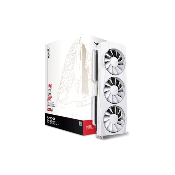 XFX Quicksilver Radeon RX 9070XT White Magnetic Air Edition AMD 16GB GDDR6 256bit PCIe videókártya