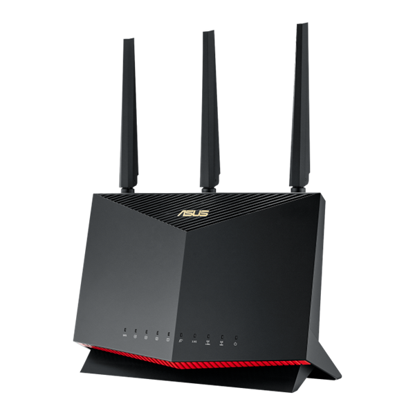 ASUS Wireless Router Dual Band AX5700 1xWAN(1000Mbps) + 1xWAN/LAN(2.5Gbs) + 4xLAN(1000Mbps) + 2xUSB, RT-AX86U PRO