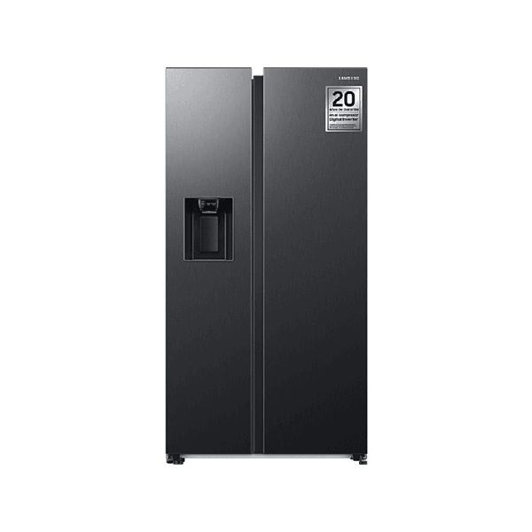 Samsung RS68CG885DB1EF fekete, Side-by-Side, Hűtő:225L, Fagyasztó:225L, Twin Cooling Plus hűtőszekrény