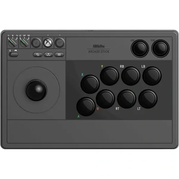 8BitDo Arcade Stick Xbox Series X|S / Xbox One / PC fekete vezeték nélküli kontroller